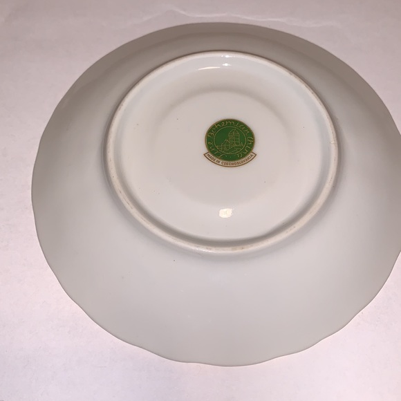 Bohemian China Teacup & Saucers - Picture 3 of 11